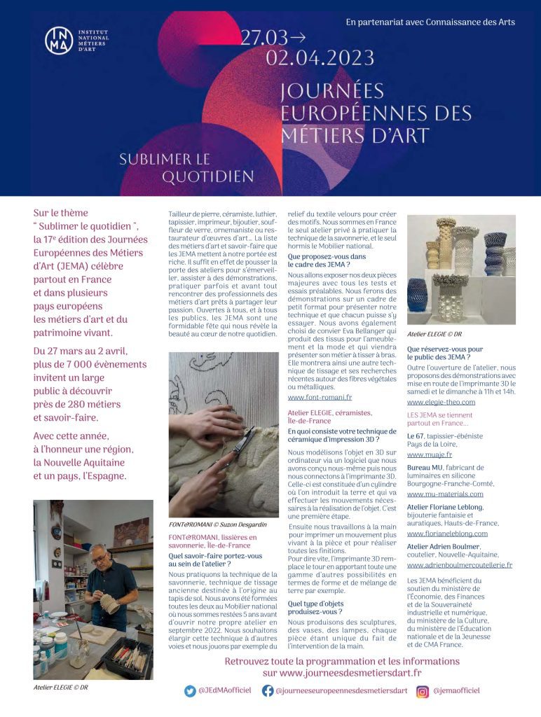 Connaissance des Arts – Avril 2023